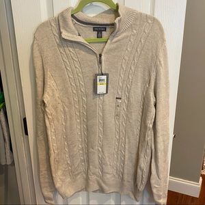 Men’s half zip sweater
